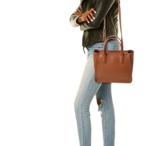 Longchamp Handbags - Longchamp Le Foulonne Leather medium tote Bag